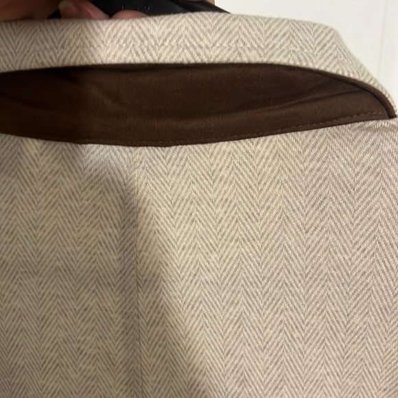 Lands End Herringbone shirt jacket - Picture 9 of 12